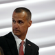 Corey Lewandowski arrives to the floor of Quicken Loans Arena during the opening day of the Republican National Convention in Cleveland. Photo via AP.